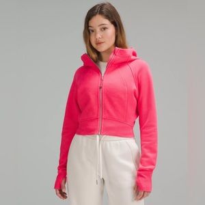 Lululemon Scuba Full-Zip Cropped Hoodie- Lipgloss